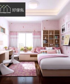 兒童房設計 兒童床 衣櫃 吊櫃 書枱 榻榻米 油壓床 飾物櫃 傢俬組合