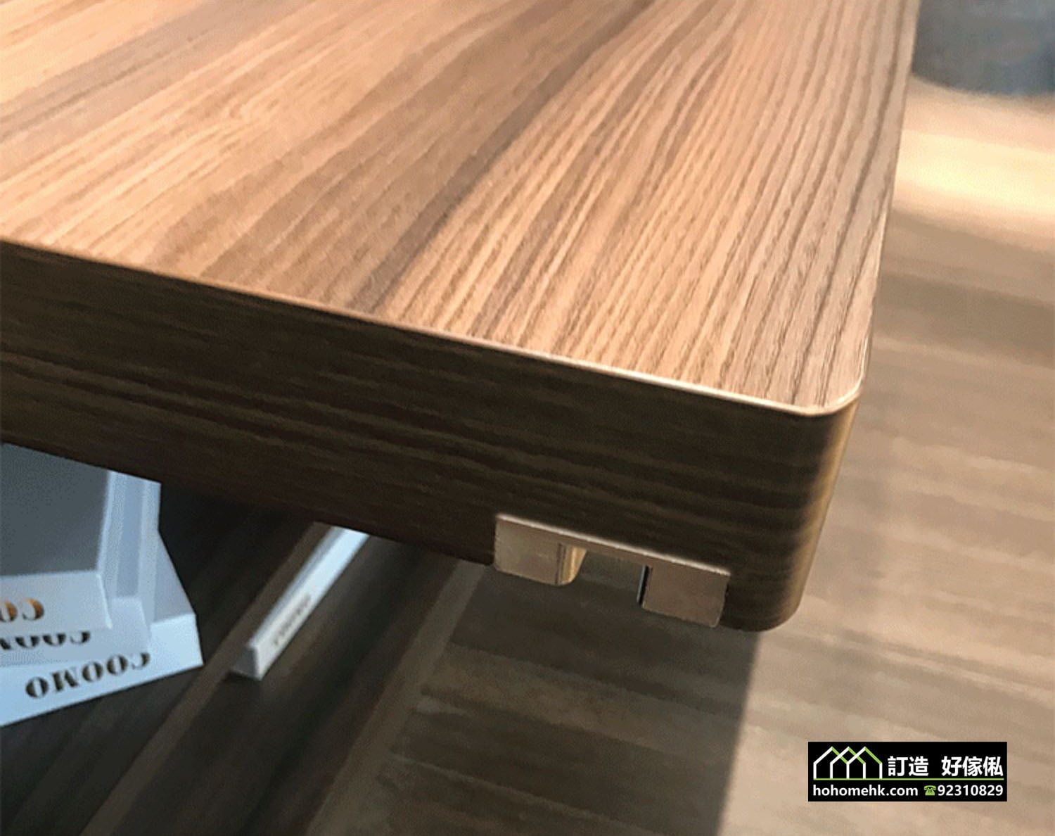 創意90度旋轉推拉書桌導軌 廚櫃書櫃也能使用，適合應用在訂造伸縮枱及梳妝台或其他由我們設計師建議的訂造傢俬之上