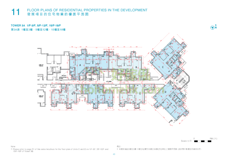逸瓏灣8 MAYFAIR BY THE SEA 8 3A座 平面圖