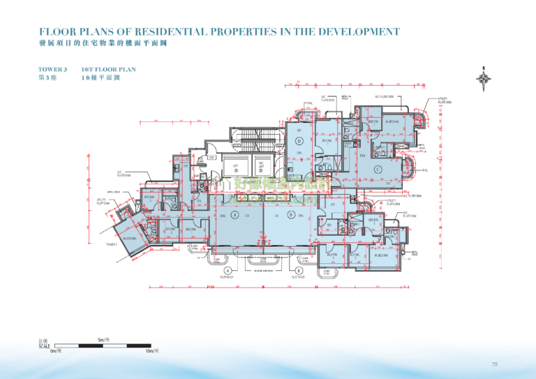 藍塘傲 ALTO RESIDENCES 3座 平面圖