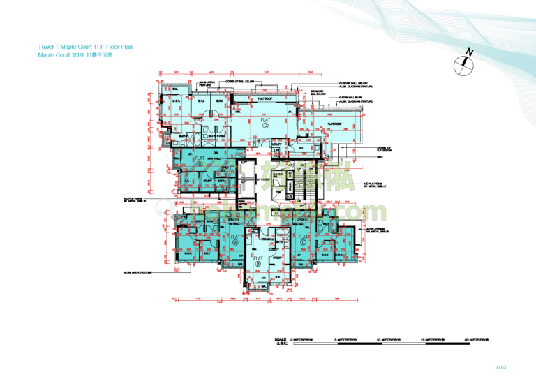雲海 ST. BARTHS MAPLE COURT 1座 平面圖