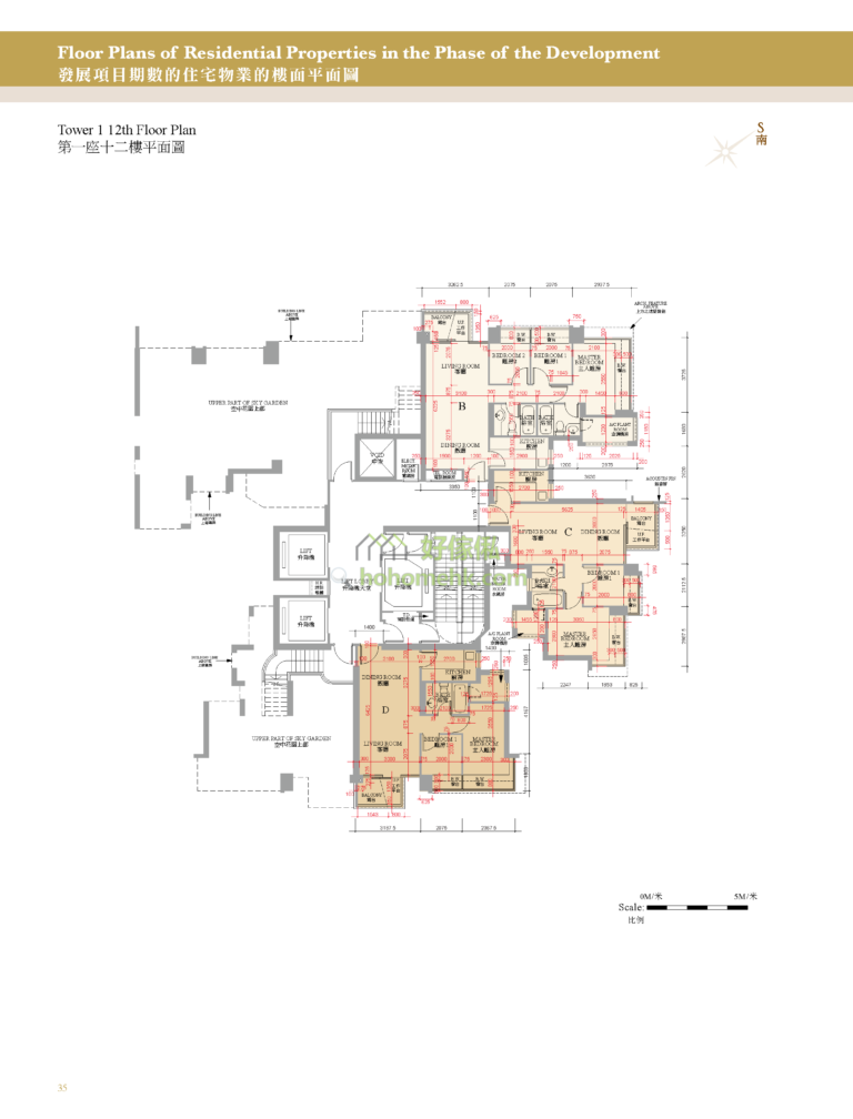 御龍山 THE PALAZZO 第二期 第1座 平面圖