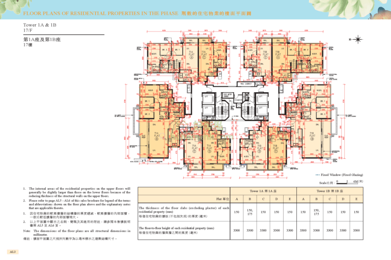 峻巒發展項目 PARK VISTA DEVELOPMENT 1C期 平面圖