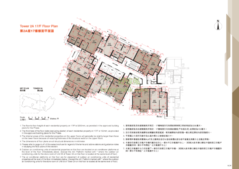 東環發展項目 CENTURY LINK DEVELOPMENT 第二期 第2A座 平面圖