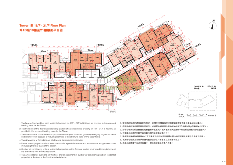 東環發展項目 CENTURY LINK DEVELOPMENT 第二期 第1B座 平面圖