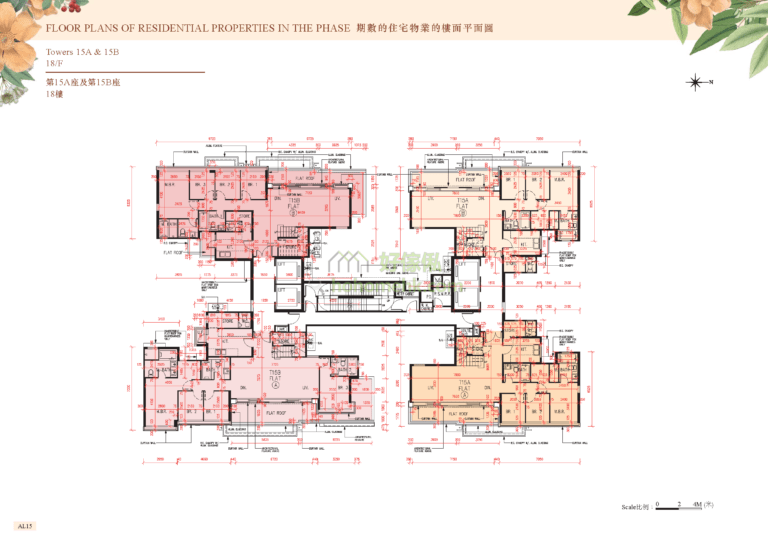 峻巒發展項目 PARK VISTA DEVELOPMENT 2A期 15座 平面圖