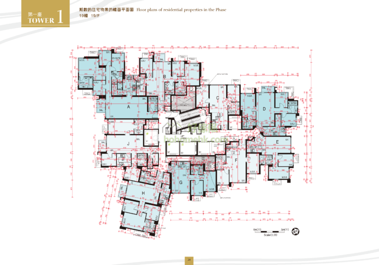 日出康城 LOHAS PARK 第VIII期 PHASE VIII SEA TO SKY 1座 平面圖