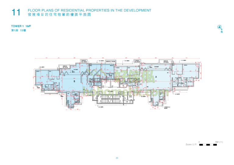 逸瓏灣8 MAYFAIR BY THE SEA 8 1座 平面圖