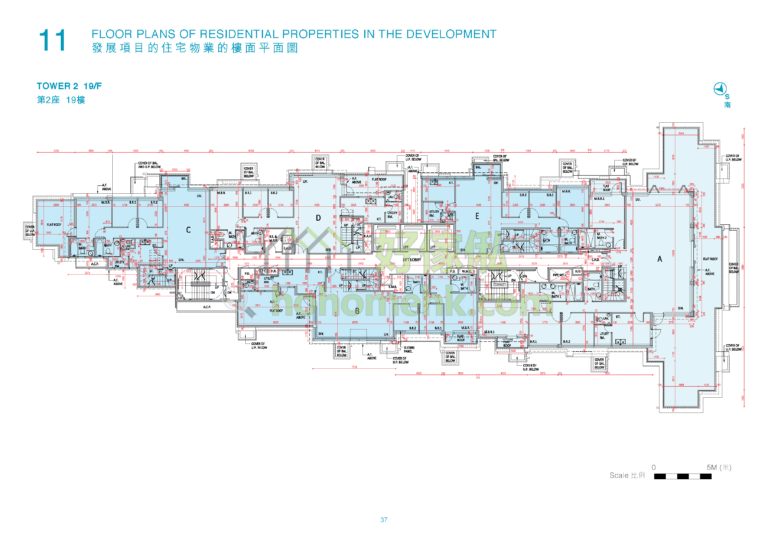 逸瓏灣8 MAYFAIR BY THE SEA 8 2座 平面圖