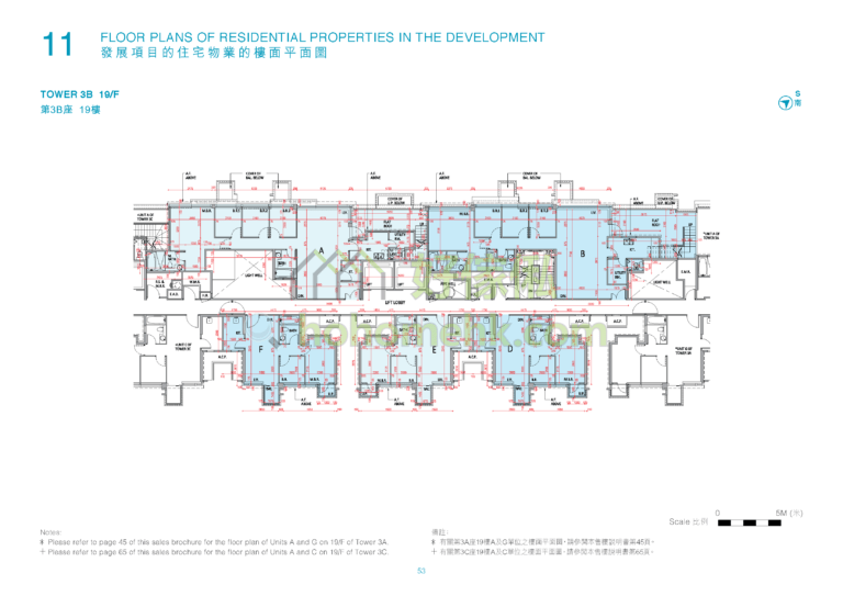 逸瓏灣8 MAYFAIR BY THE SEA 8 3B座 平面圖