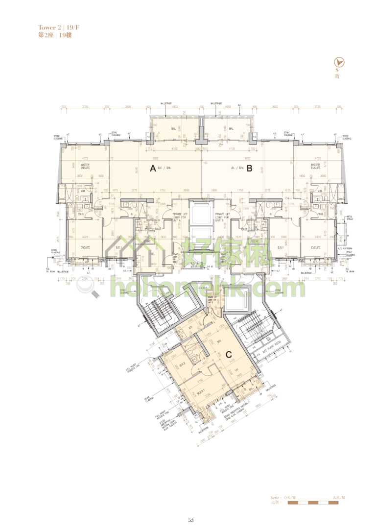 ST. GEORGE'S MANSIONS 2座 平面圖