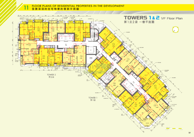 嘉匯 K. CITY 2座 平面圖