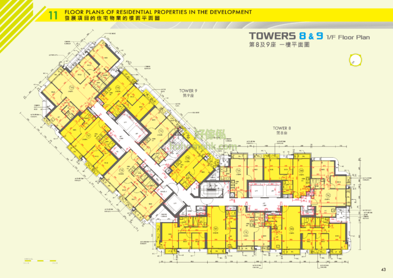 嘉匯 K. CITY 8座 平面圖