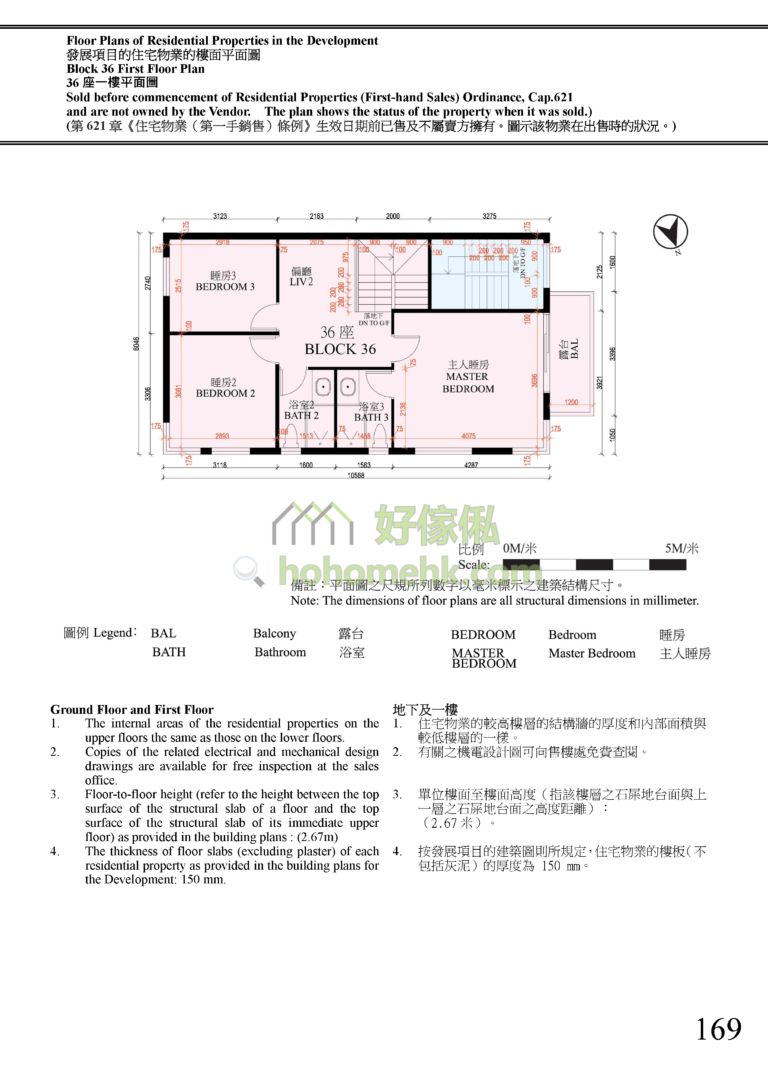 富逸天峰 SKY BLUE 36座 平面圖