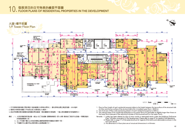 帝灣居 ROYAL COVE 1座 平面圖