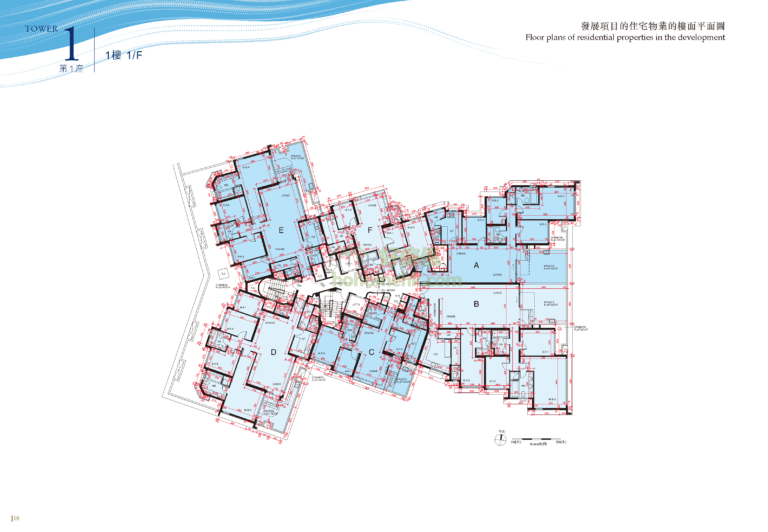 星漣海 SEANORAMA 1座 平面圖