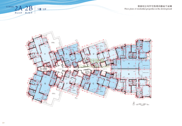星漣海 SEANORAMA 2座 平面圖