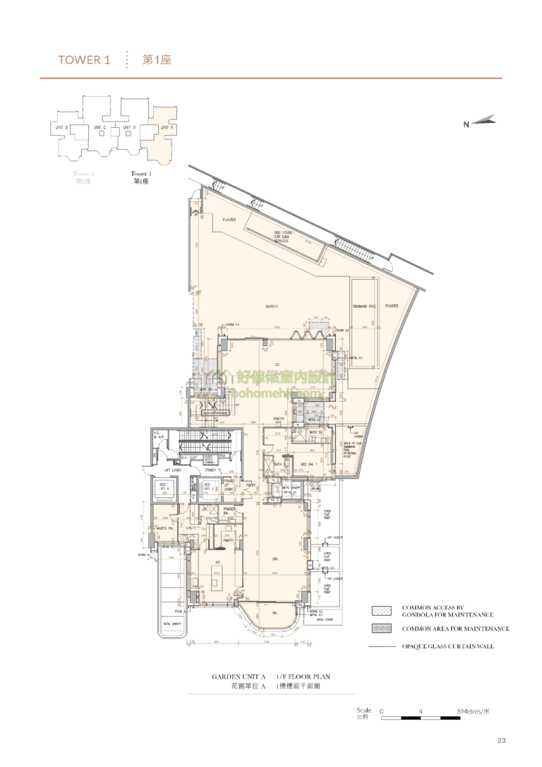 深水灣徑8號 8 Deep Water Bay Drive 1座 平面圖