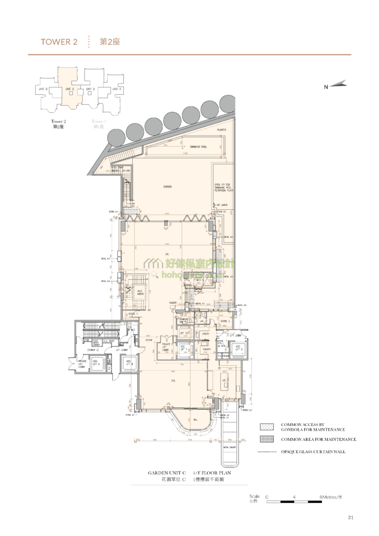 深水灣徑8號 8 Deep Water Bay Drive 2座 平面圖