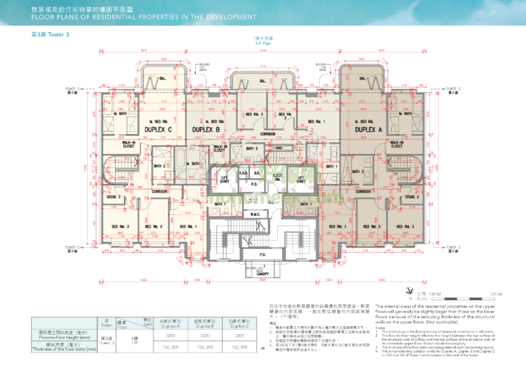 澐瀚 LE CAP 3座 平面圖