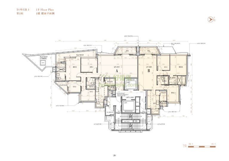 SILVERSANDS 1座 平面圖