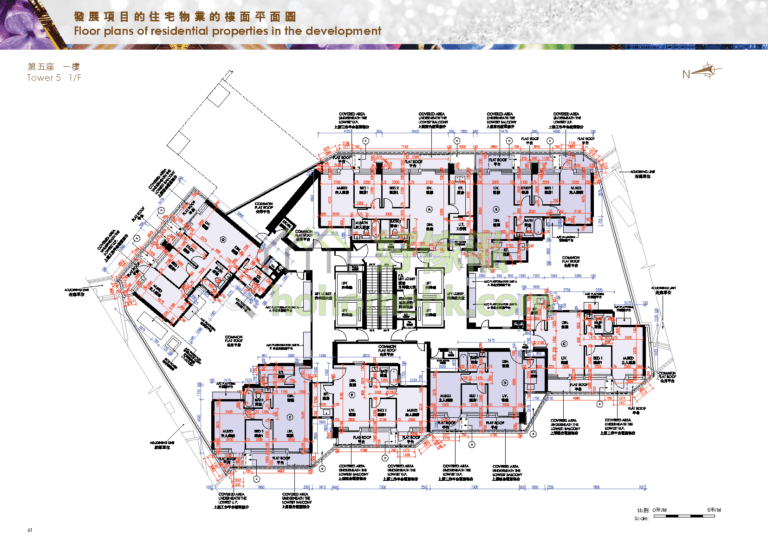 皓畋 MANTIN HEIGHTS 5座 平面圖