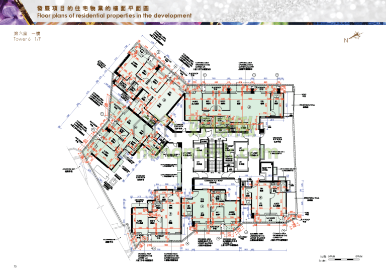 皓畋 MANTIN HEIGHTS 6座 平面圖