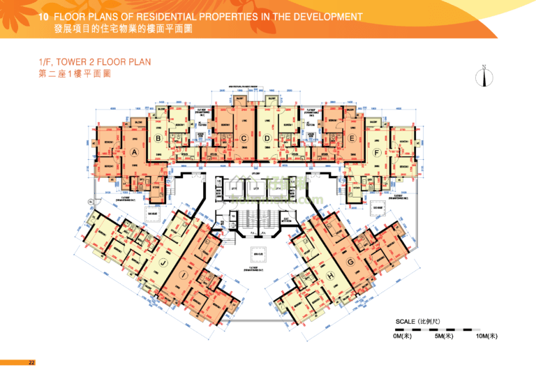 綠怡雅苑 GREENHILL VILLA 2座 平面圖