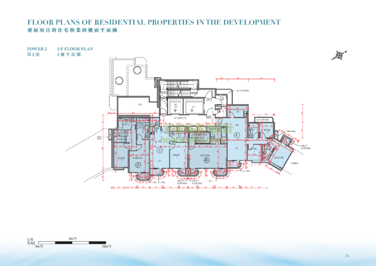 藍塘傲 ALTO RESIDENCES 2座 平面圖