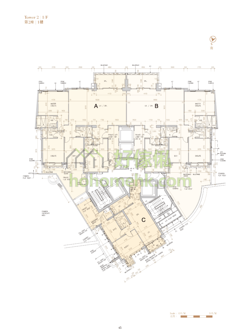 ST. GEORGE'S MANSIONS 2座 平面圖