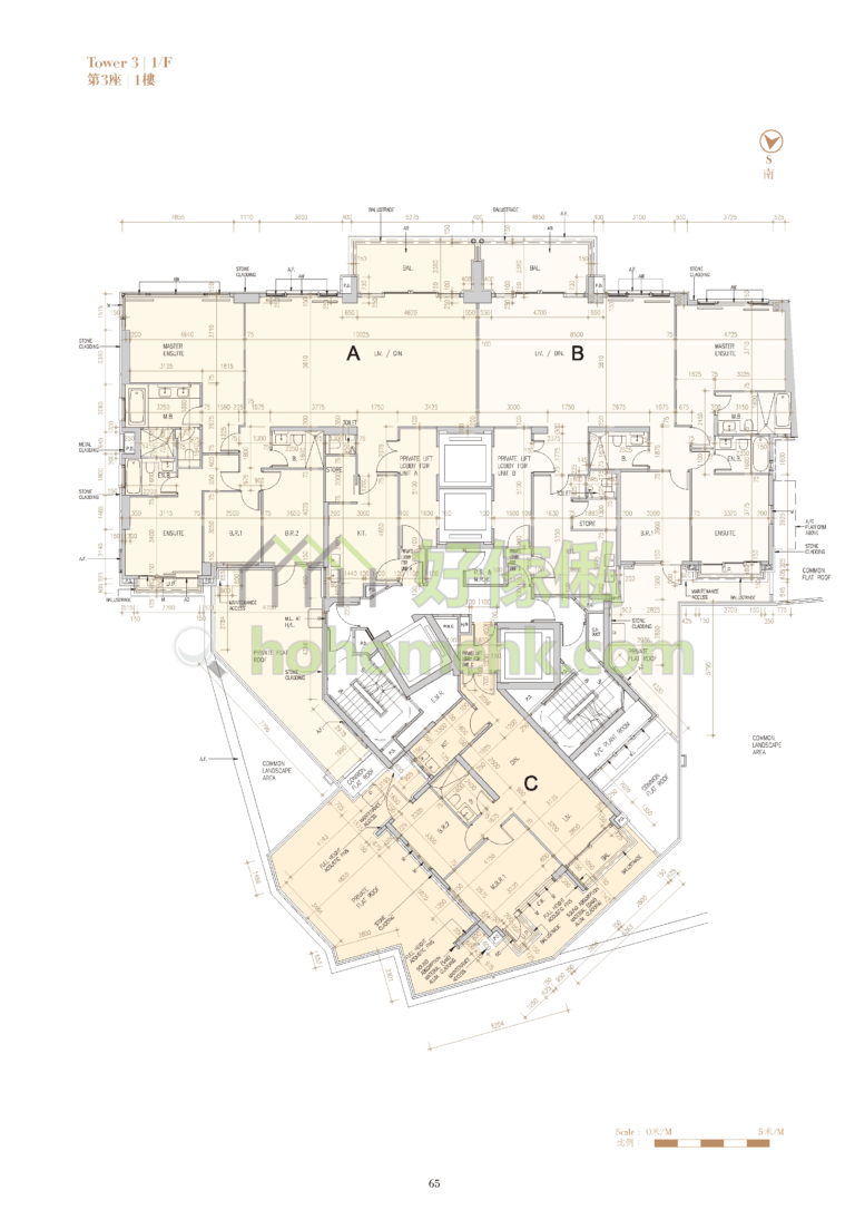 ST. GEORGE'S MANSIONS 3座 平面圖