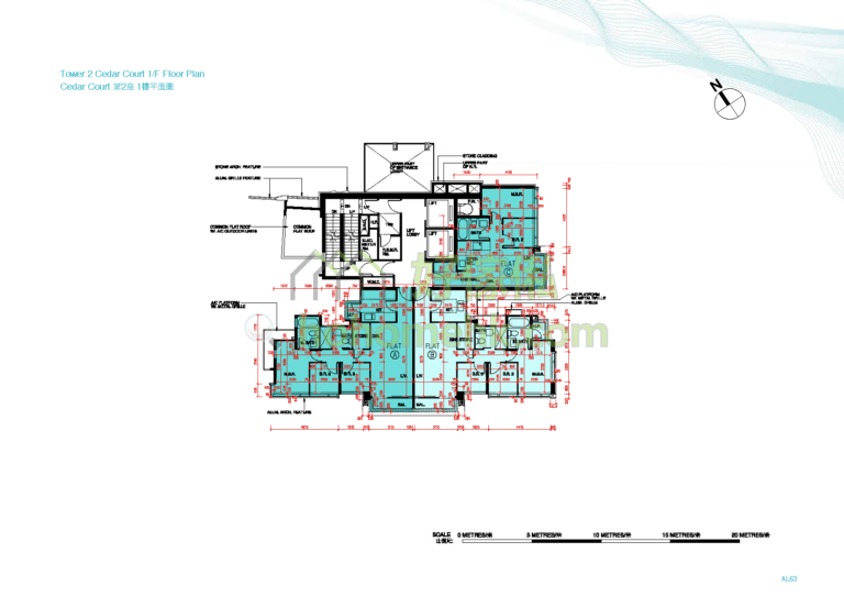 雲海 ST. BARTHS CEDAR COURT 2座 平面圖