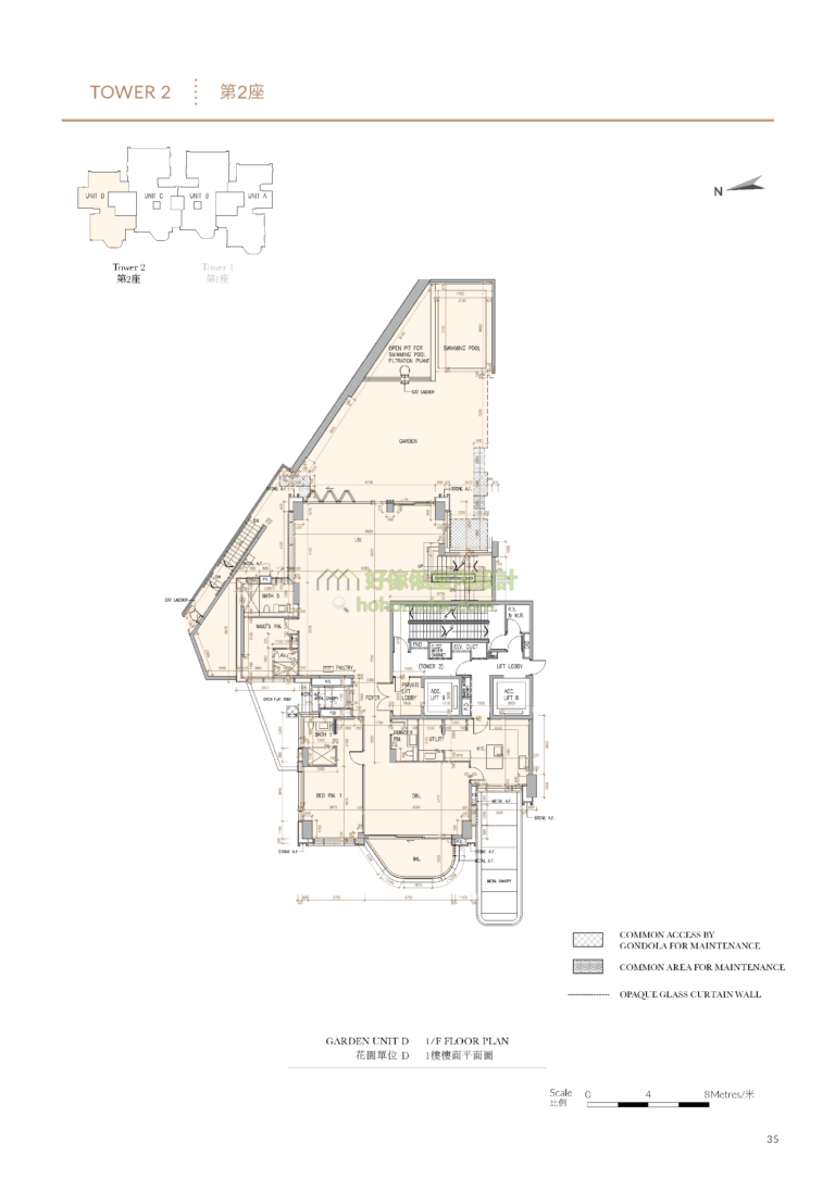 深水灣徑8號 8 Deep Water Bay Drive 2座 平面圖
