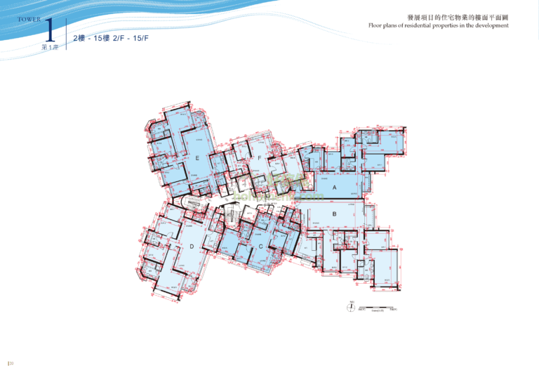 星漣海 SEANORAMA 1座 平面圖