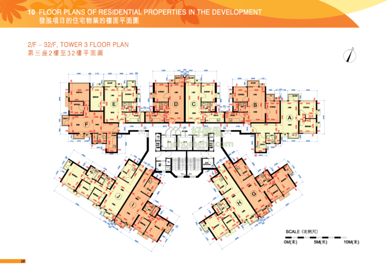 綠怡雅苑 GREENHILL VILLA 3座 平面圖