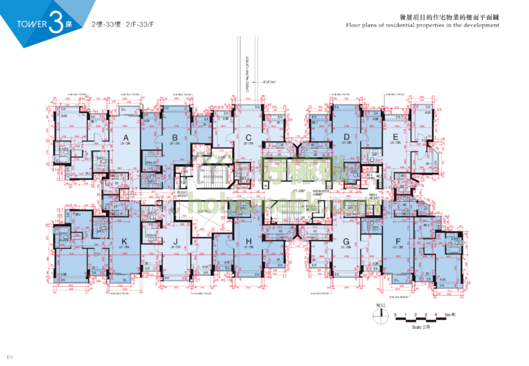 世宙 YUCCIE SQUARE 3座 平面圖