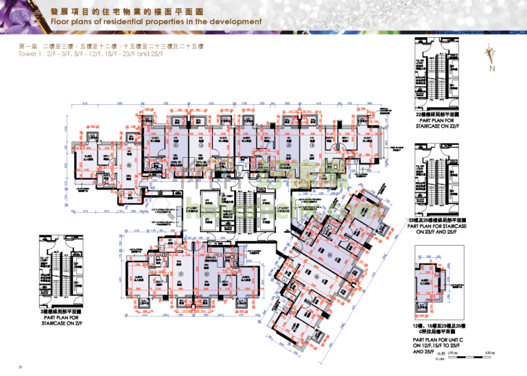 皓畋 MANTIN HEIGHTS 1座 平面圖