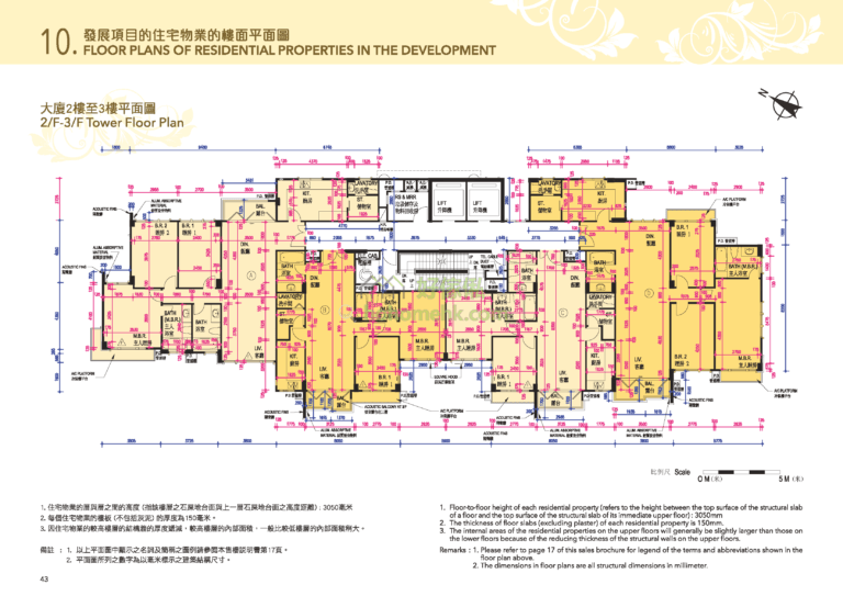 帝灣居 ROYAL COVE 1座 平面圖