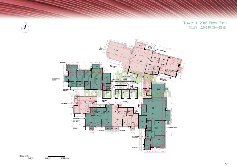 雲滙 ST MARTIN 第一期 PHASE 1 1座 平面圖
