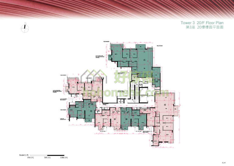 雲滙 ST MARTIN 第一期 PHASE 1 3座 平面圖