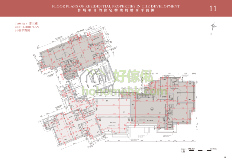 帝景灣 CORINTHIA BY THE SEA 3座 平面圖