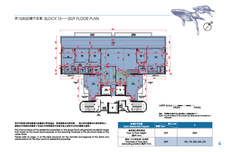 迎海.御峰 DOUBLE COVE SUMMIT 5期 15座 平面圖