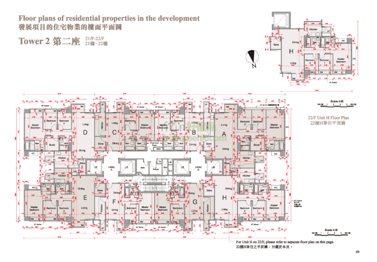 溱柏 PARK SIGNATURE 2座 平面圖