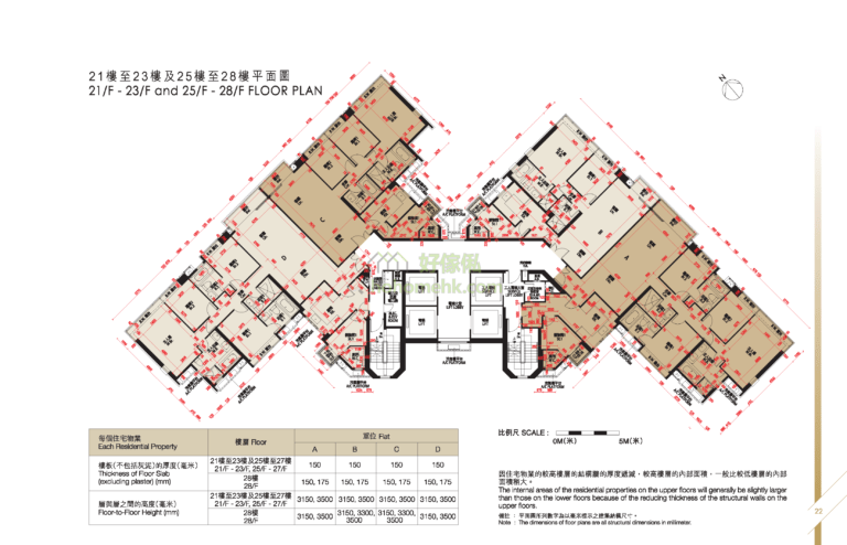 帝滙豪庭 WELLESLEY 平面圖
