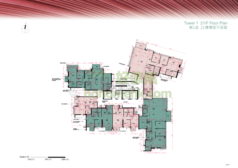 雲滙 ST MARTIN 第一期 PHASE 1 1座 平面圖