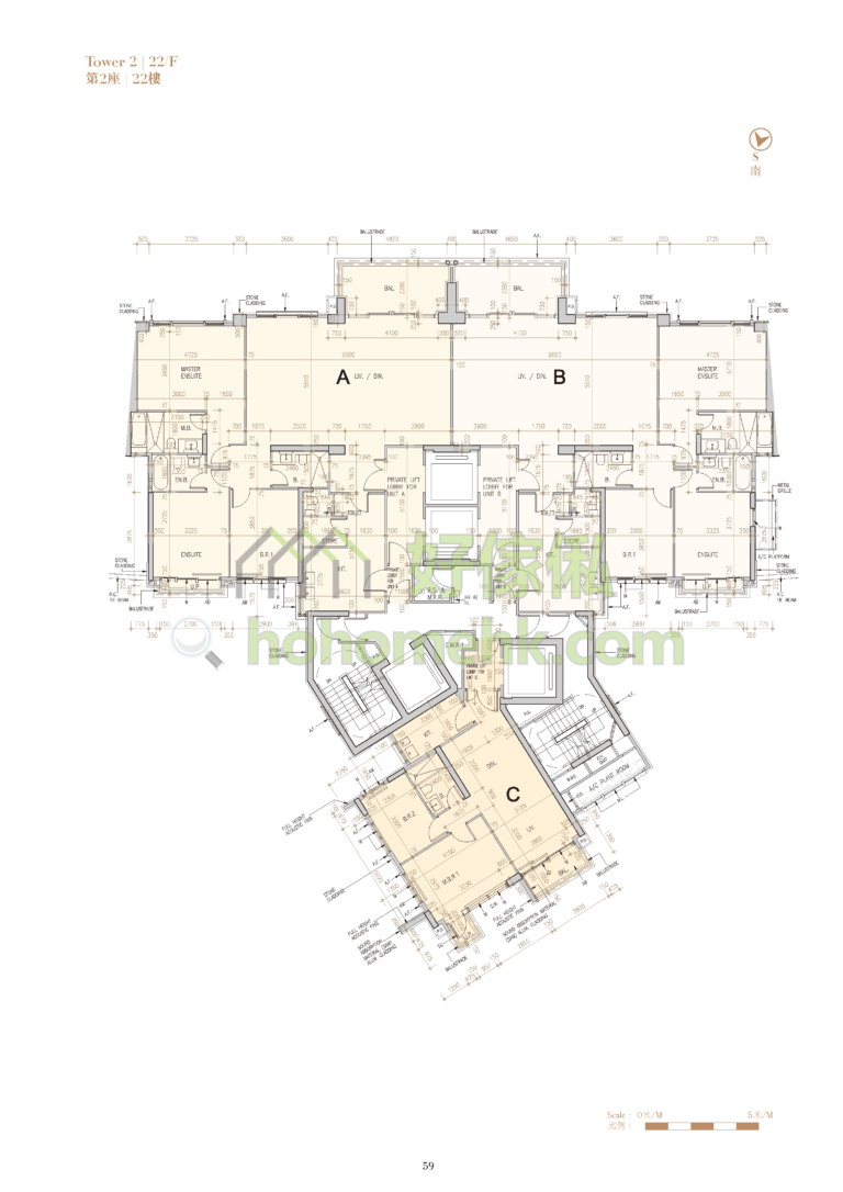 ST. GEORGE'S MANSIONS 2座 平面圖