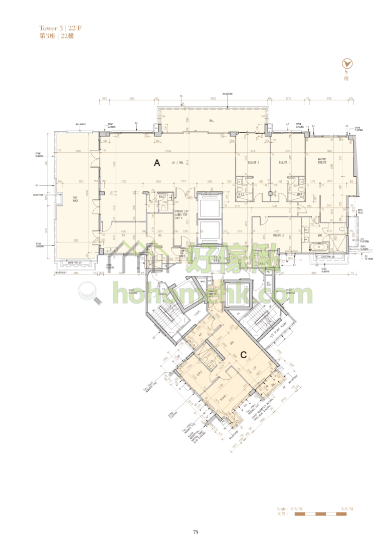 ST. GEORGE'S MANSIONS 3座 平面圖
