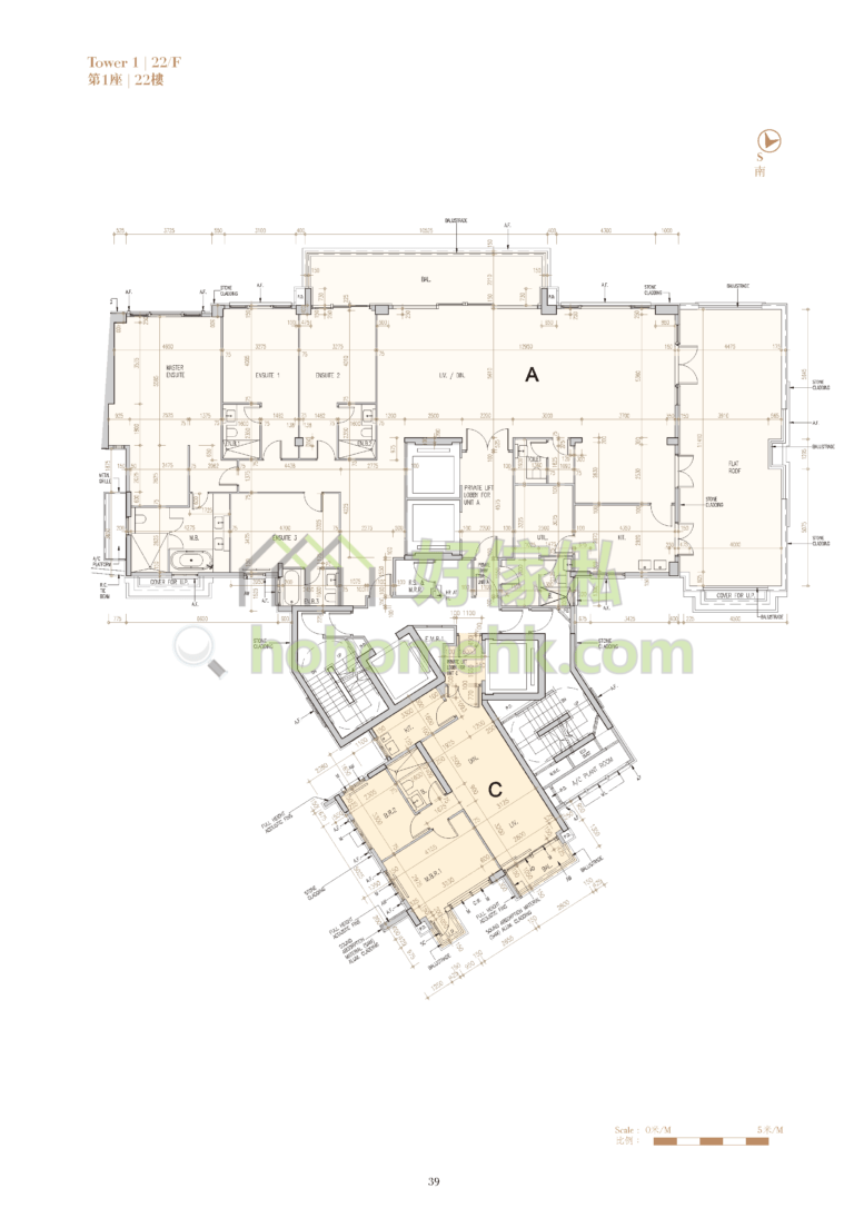 ST. GEORGE'S MANSIONS 1座 平面圖
