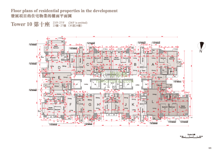 溱柏 PARK SIGNATURE 10座 平面圖