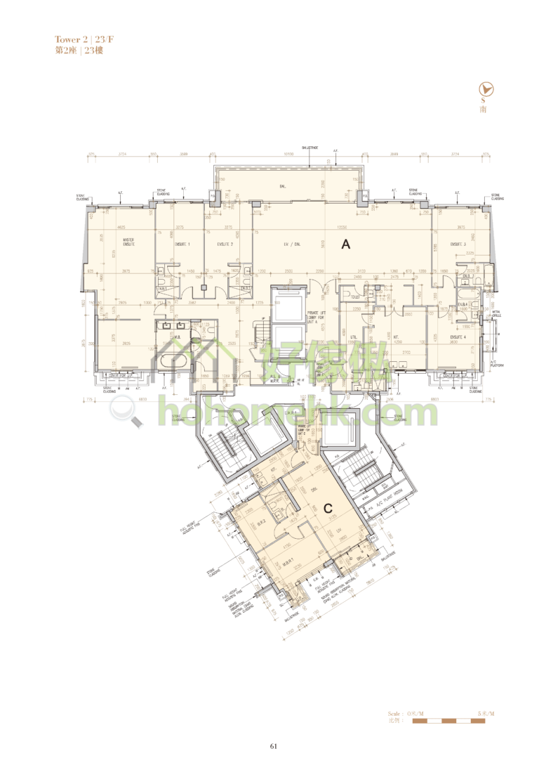 ST. GEORGE'S MANSIONS 2座 平面圖